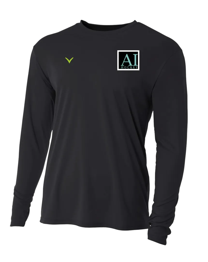 A TEST STORE Men's Long Sleeve Performance Crew