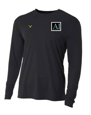 A TEST STORE Men's Long Sleeve Performance Crew