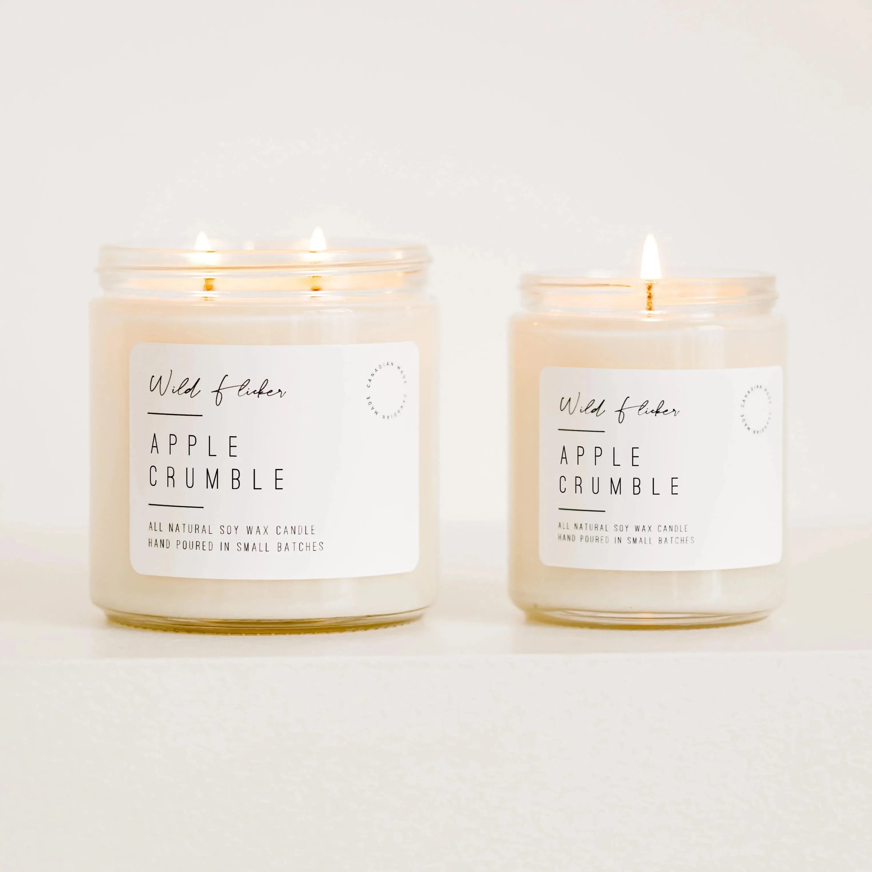 Apple Crumble Double Wick Candle