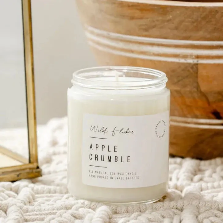 Apple Crumble Double Wick Candle