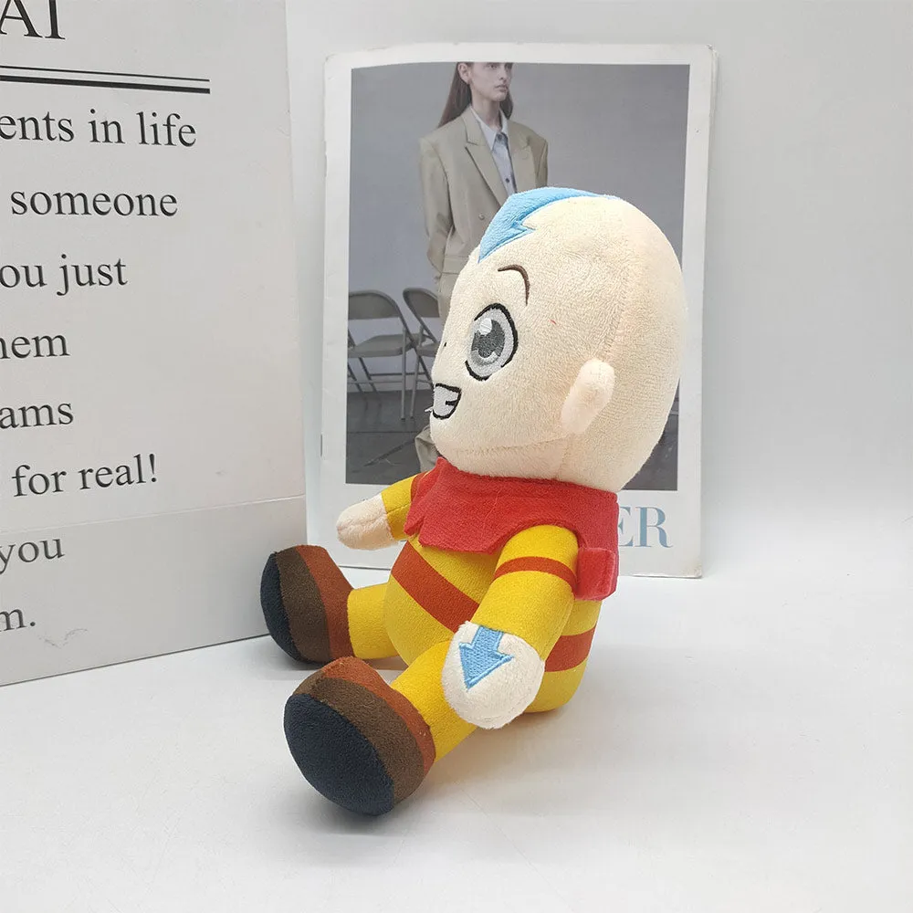 Avatar Aang Cosplay Plush Toys Cartoon Soft Stuffed Dolls Mascot Birthday Xmas Gift