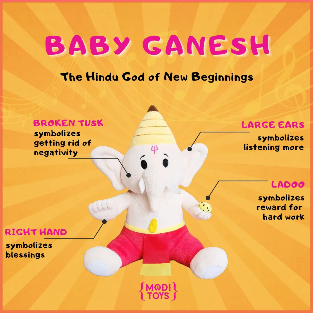 Baby Ganesh (Mega 22") Plush Toy