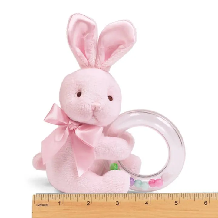 Bearington Collection Cottontail Bunny Shaker Rattle