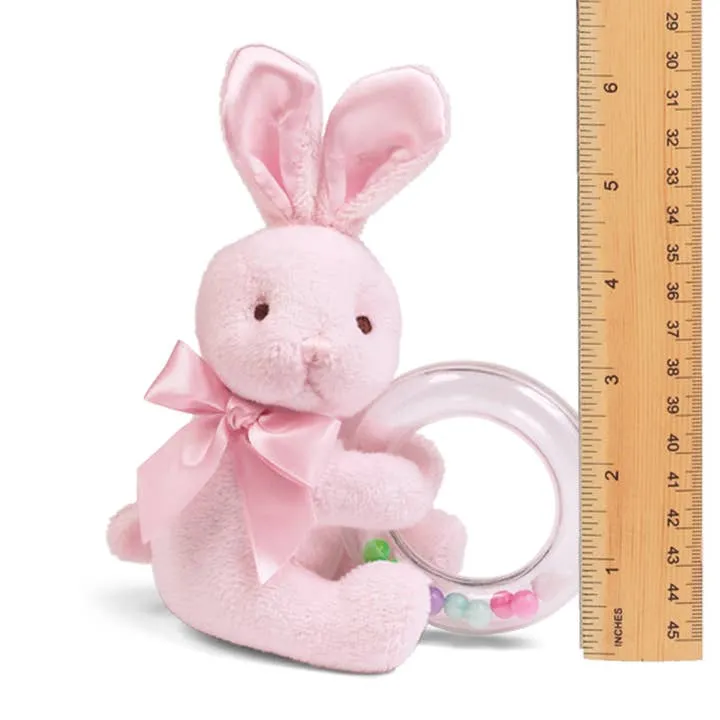 Bearington Collection Cottontail Bunny Shaker Rattle