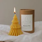 Beeswax Christmas Tree Candle