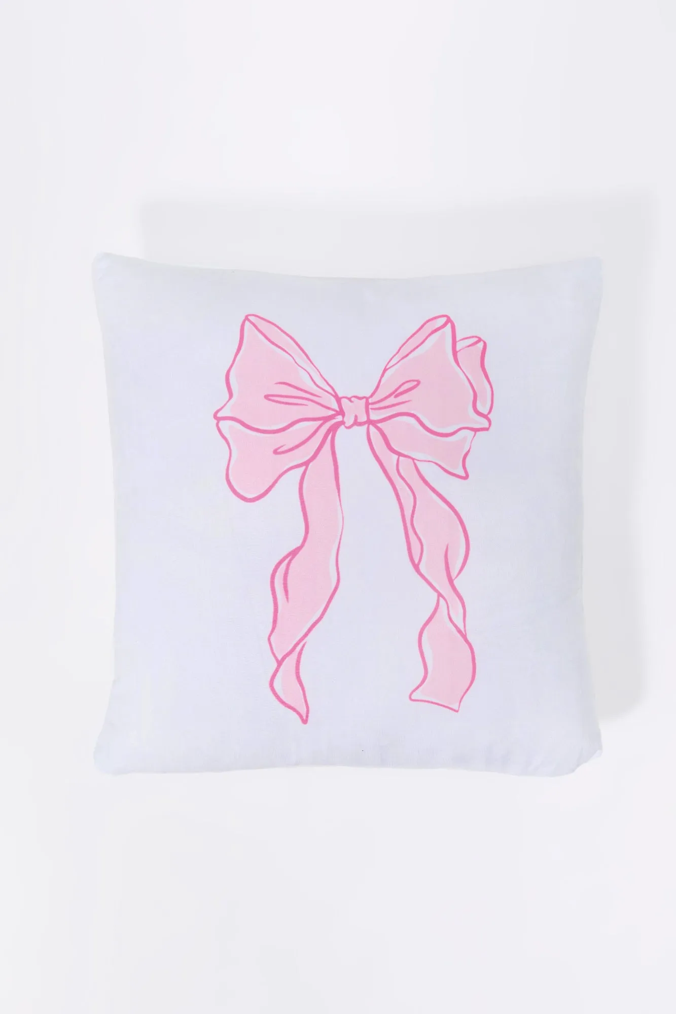 Bow Graphic Decorative Pillow