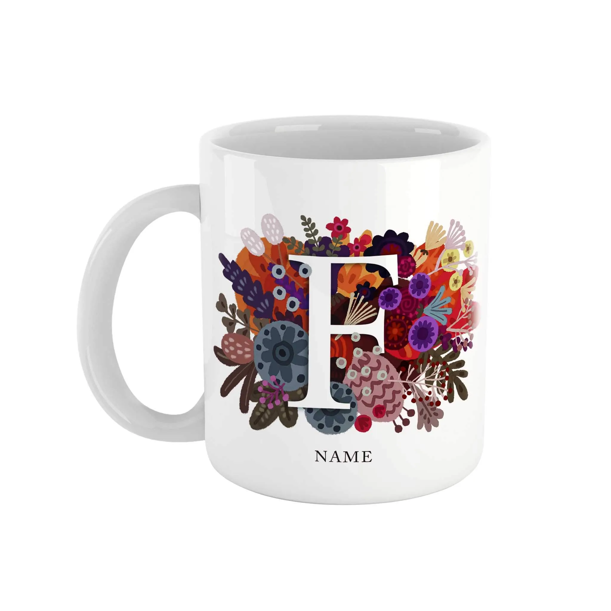 Burst of Colors Ceramic Mug