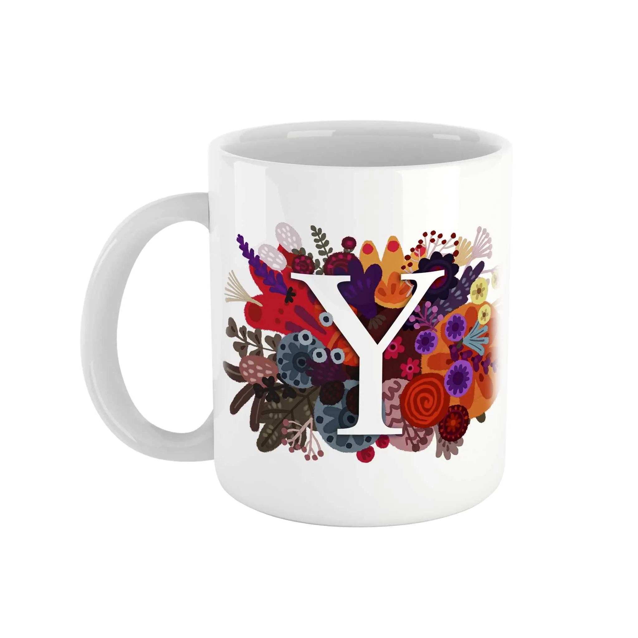 Burst of Colors Ceramic Mug