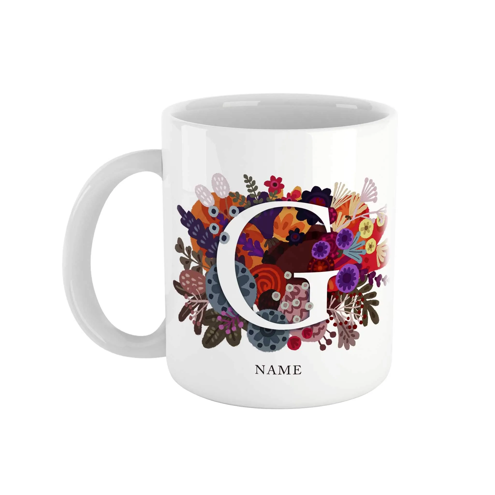 Burst of Colors Ceramic Mug