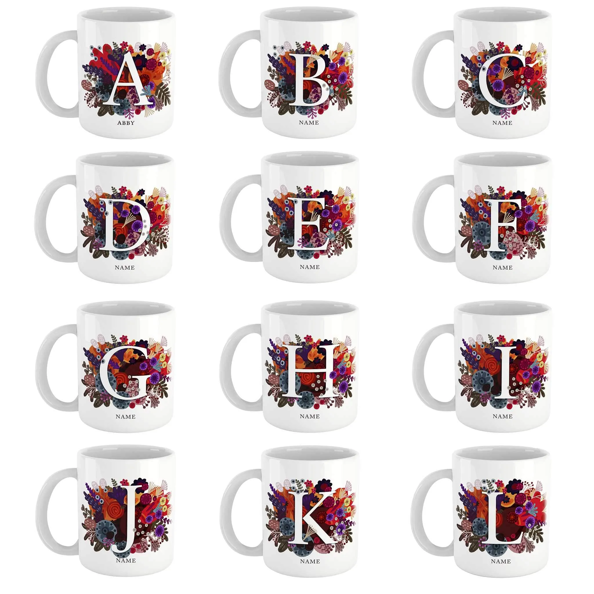 Burst of Colors Ceramic Mug