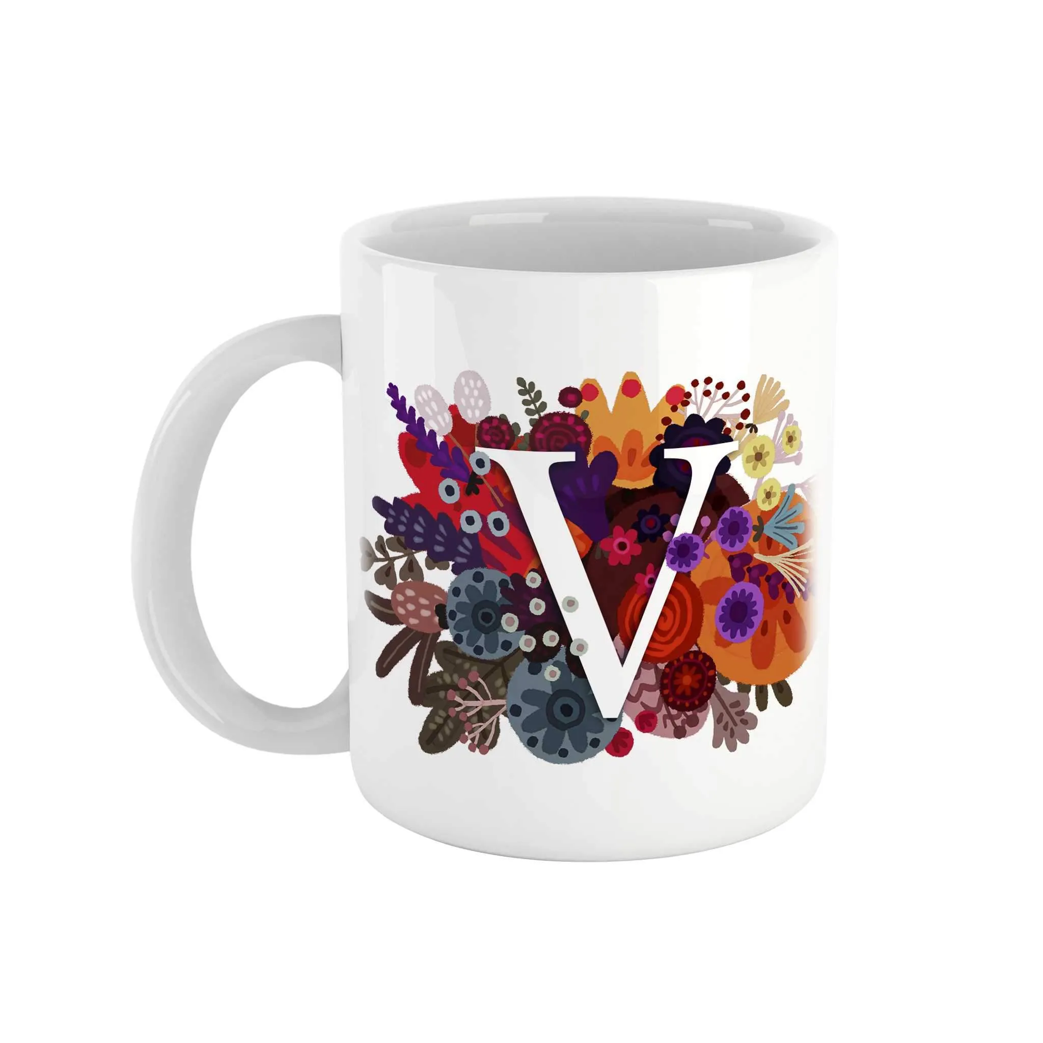 Burst of Colors Ceramic Mug