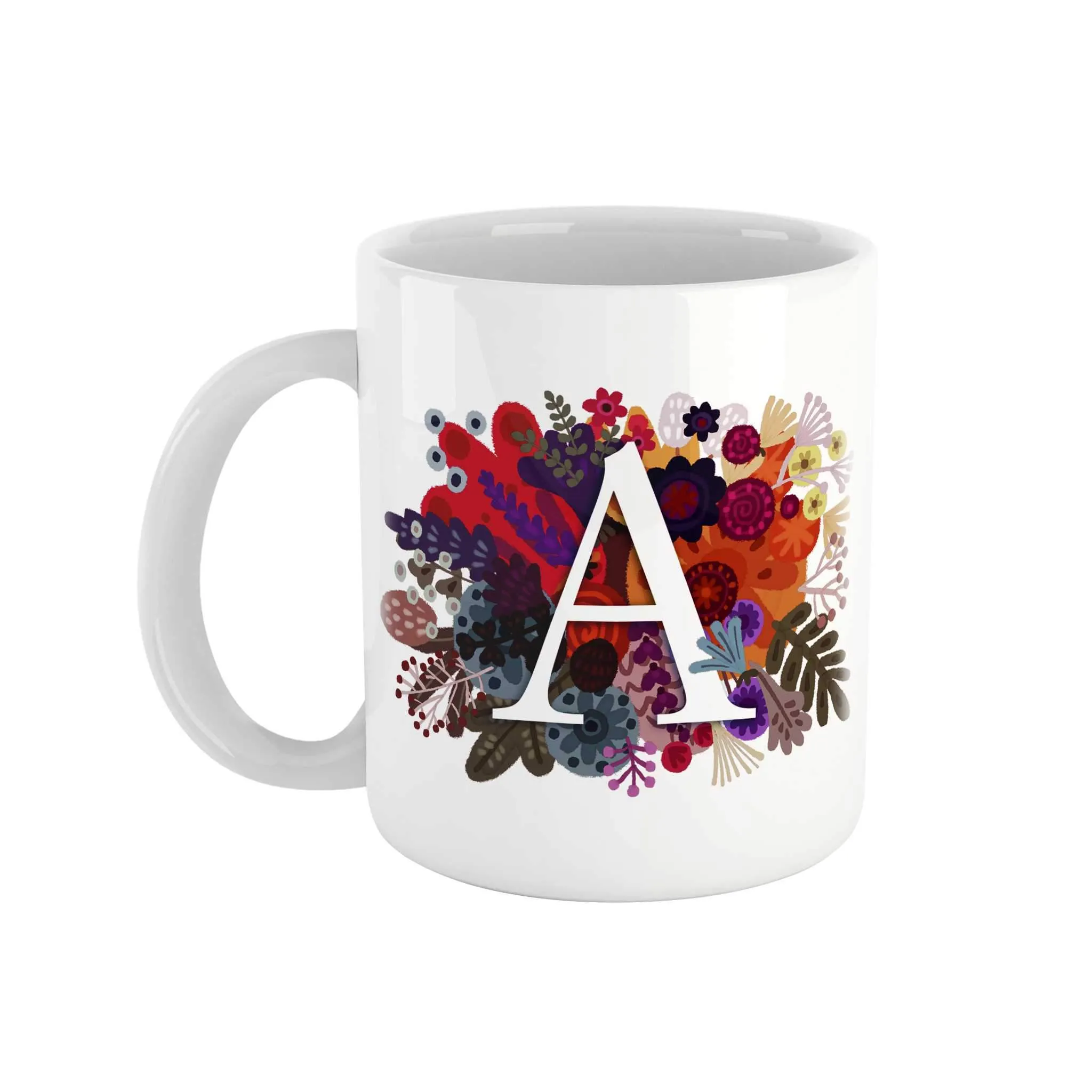 Burst of Colors Ceramic Mug