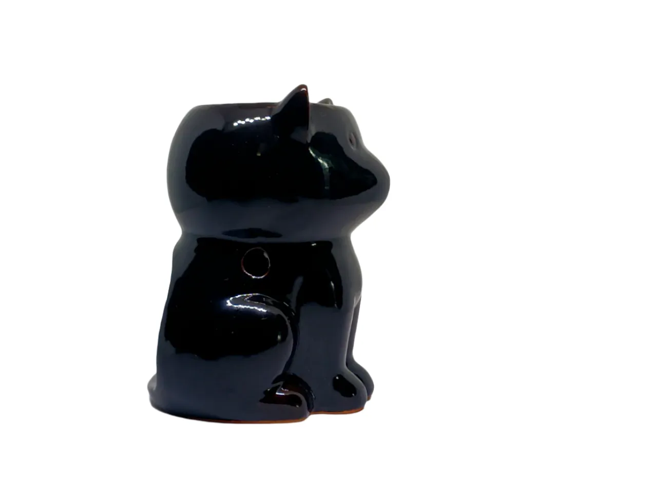 Ceramic Black Cat Oil Burner