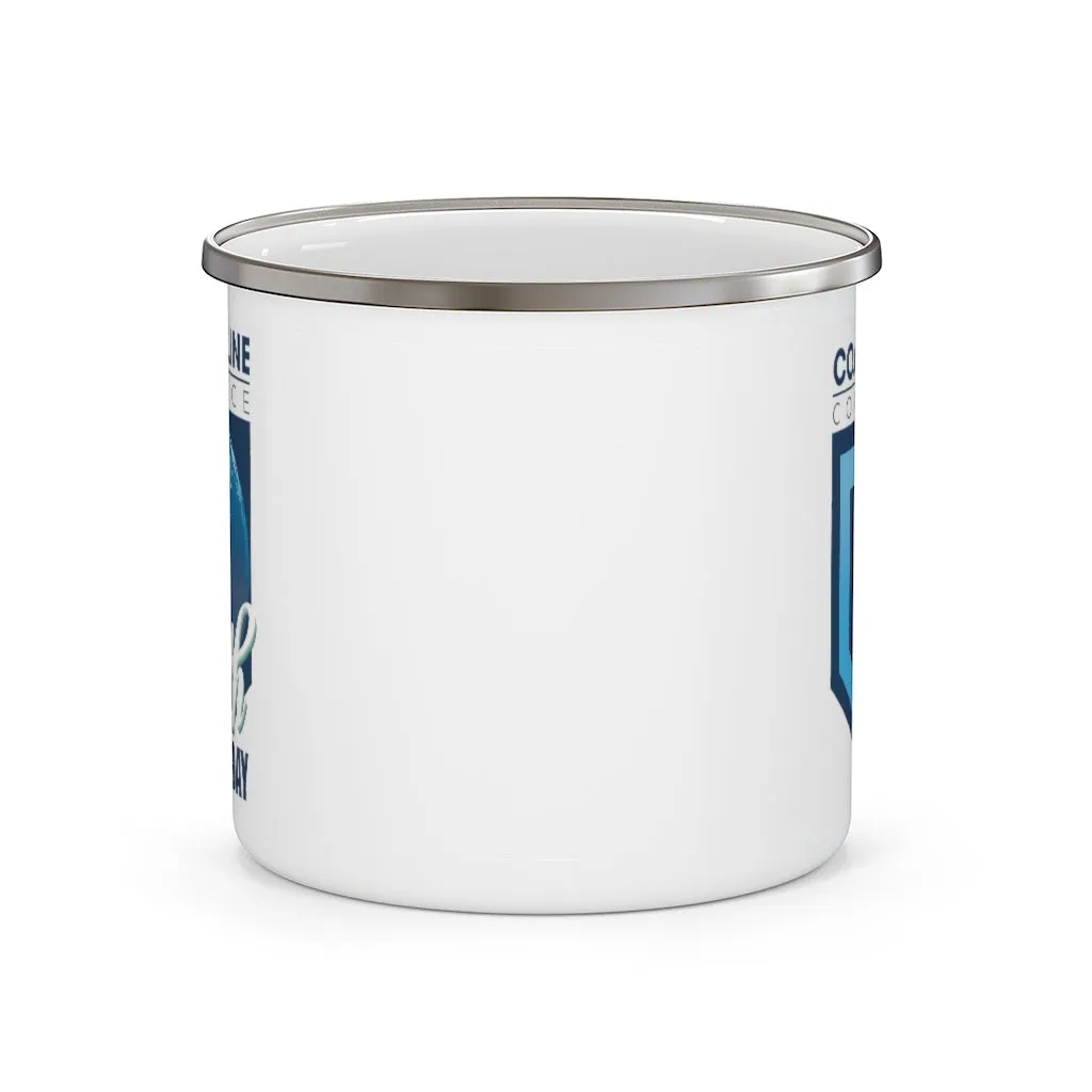 Coastline Earth Day Enamel Camping Mug