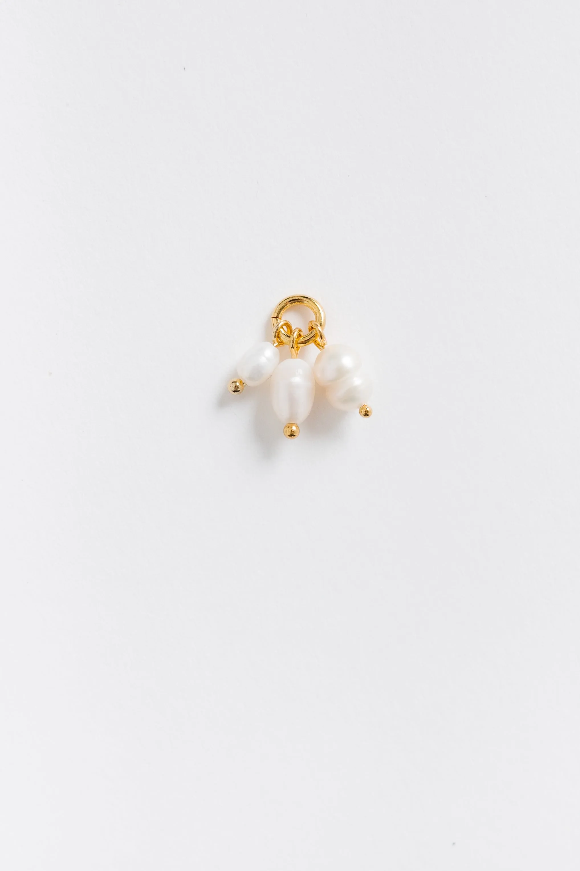 Cove Charm Triple Pearl