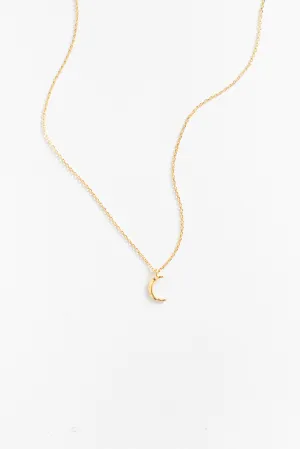 Cove Dainty Moon Necklace