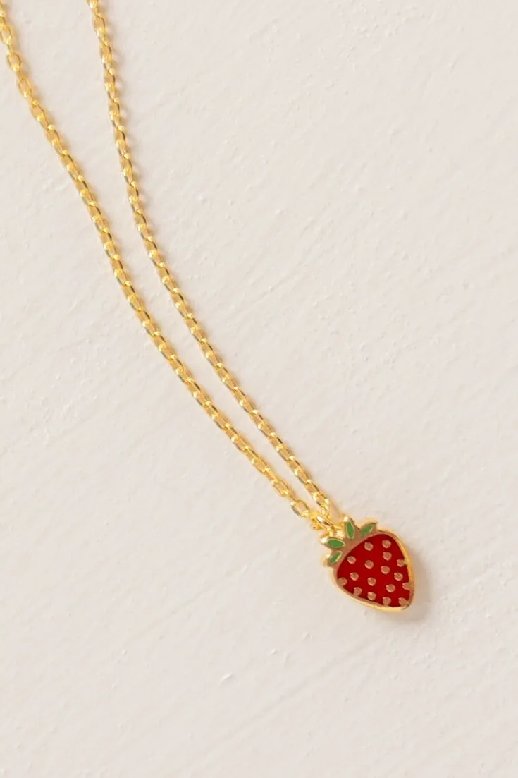 Cove Strawberry Necklace