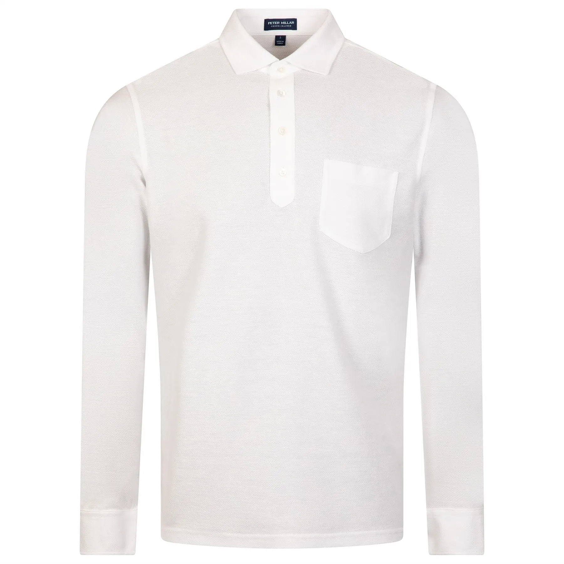 Croxley LS Polo White - SS24