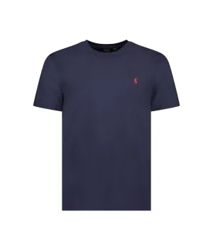 Custom Slim Fit Jersey Crewneck T-shirt - Navy