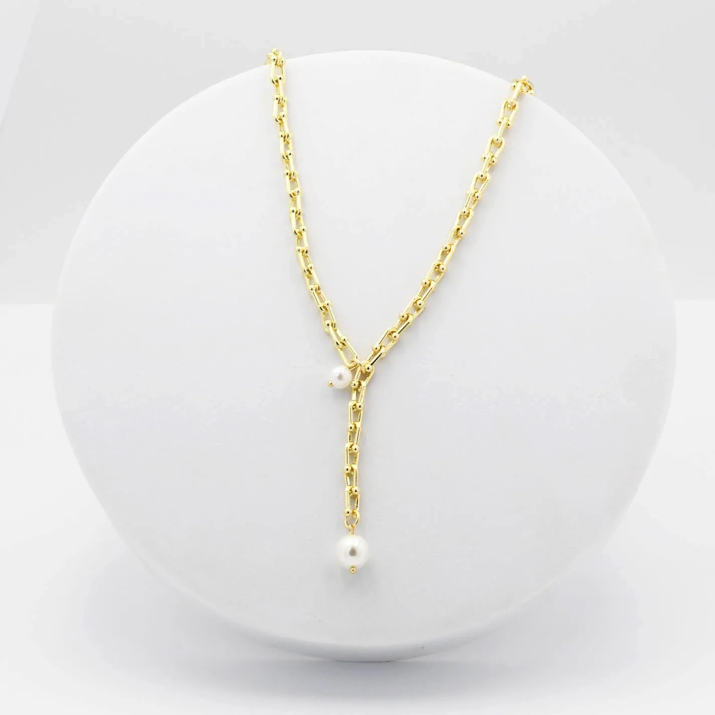 Dangle Pearl Necklace B2