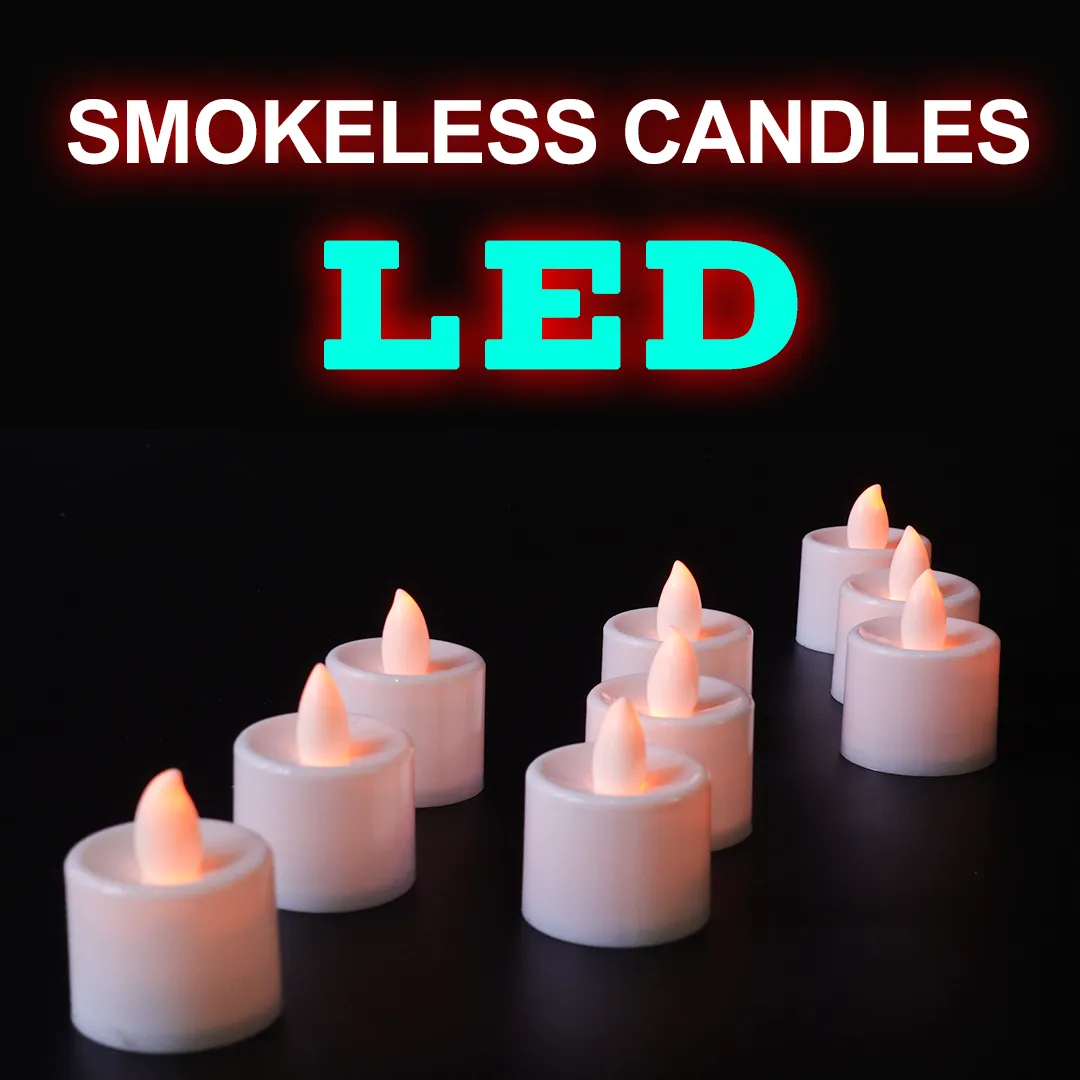 Diwali Smokeless Decorative Candles Led, Perfect for Gifting-24Pcs