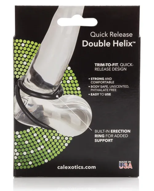 Double Helix Quick Release Erection Enhancer - Black