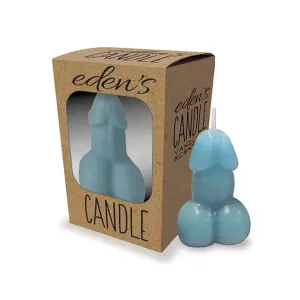 Blue Eden Penis-Shaped Candle