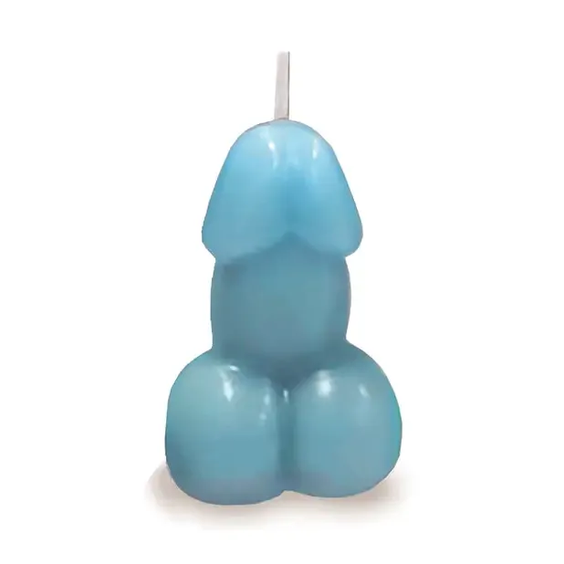 Blue Eden Penis-Shaped Candle