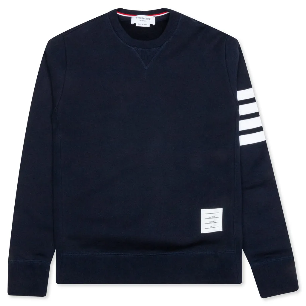 Engineered 4-Bar Jersey Sweatshirt - Navy