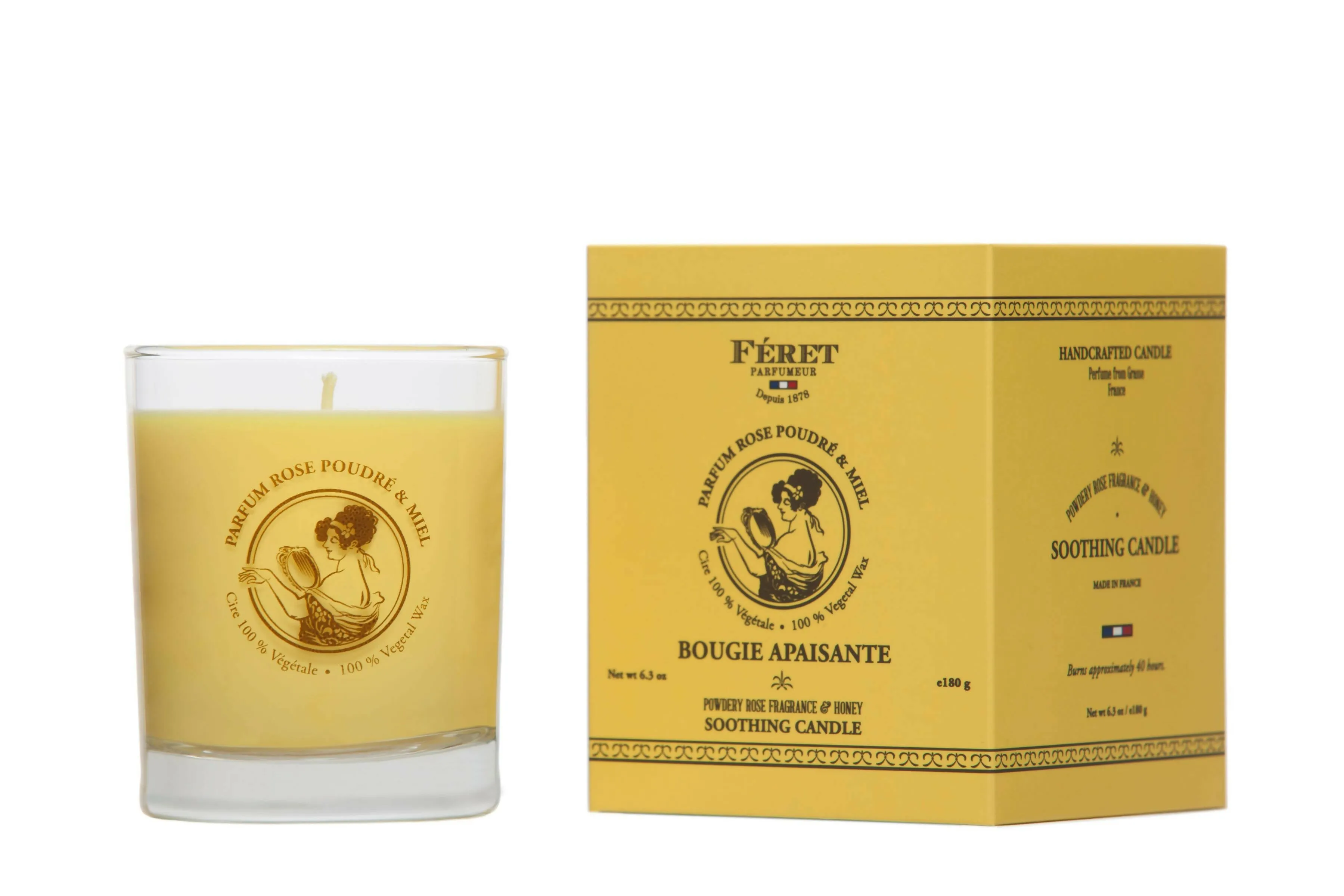 Feret - Soothing Candle (Rose & Honey) - 180g