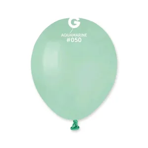 Gemar - 5" Aquamarine Latex Balloons #050 (100pcs)