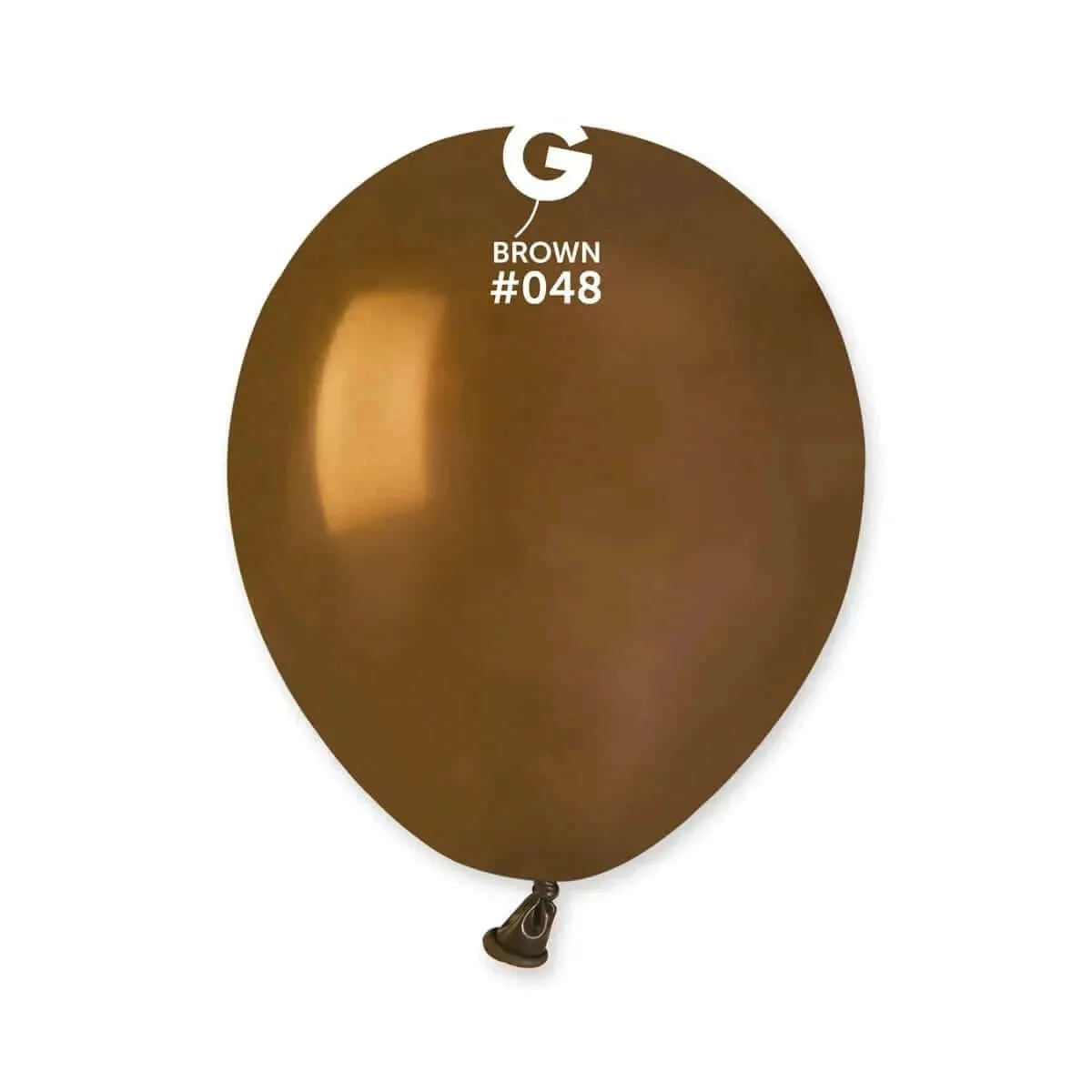 Gemar - 5" Brown Latex Balloons #048 (100pcs)