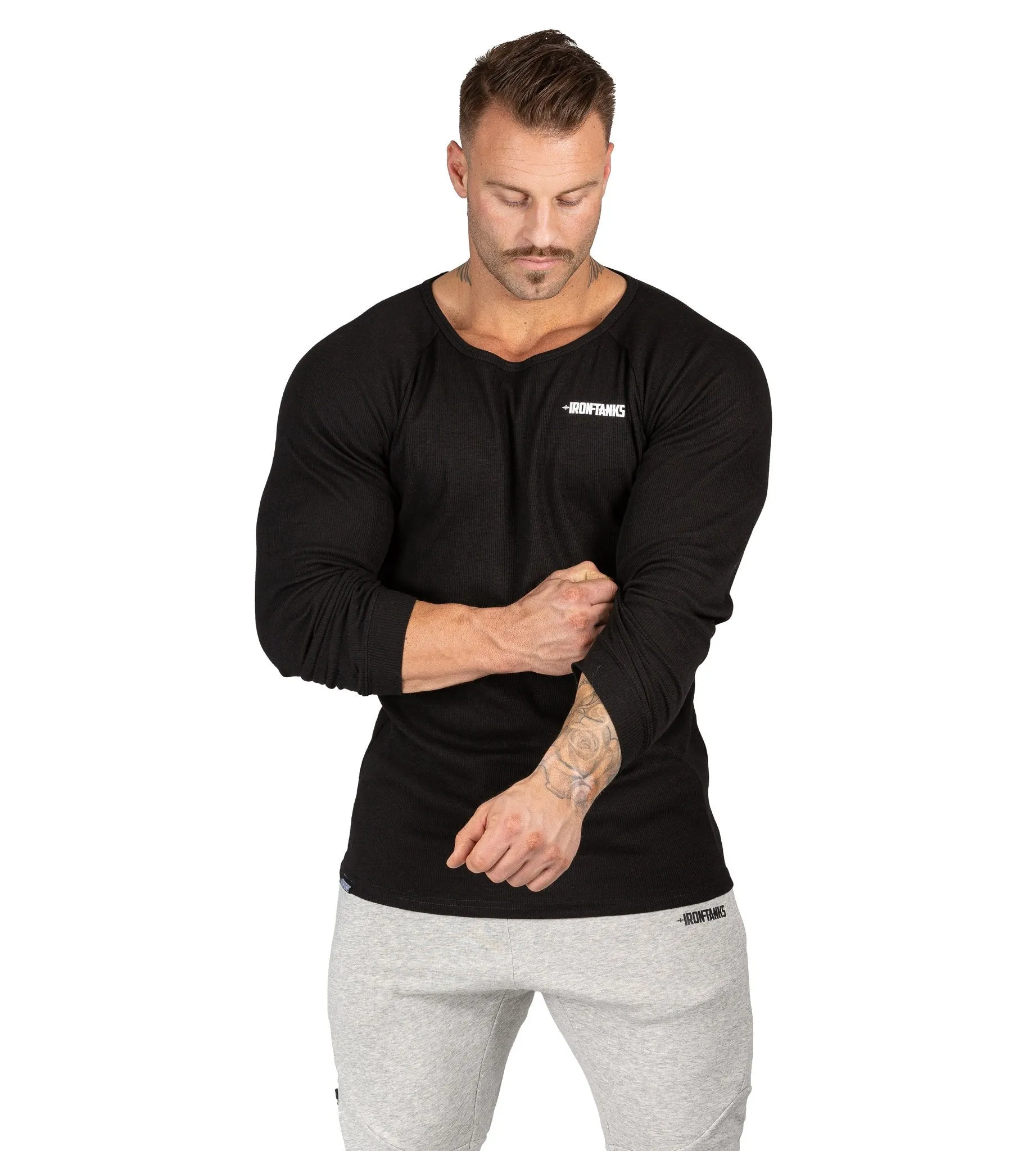 Hulk Long Sleeve Top II - Black Marle