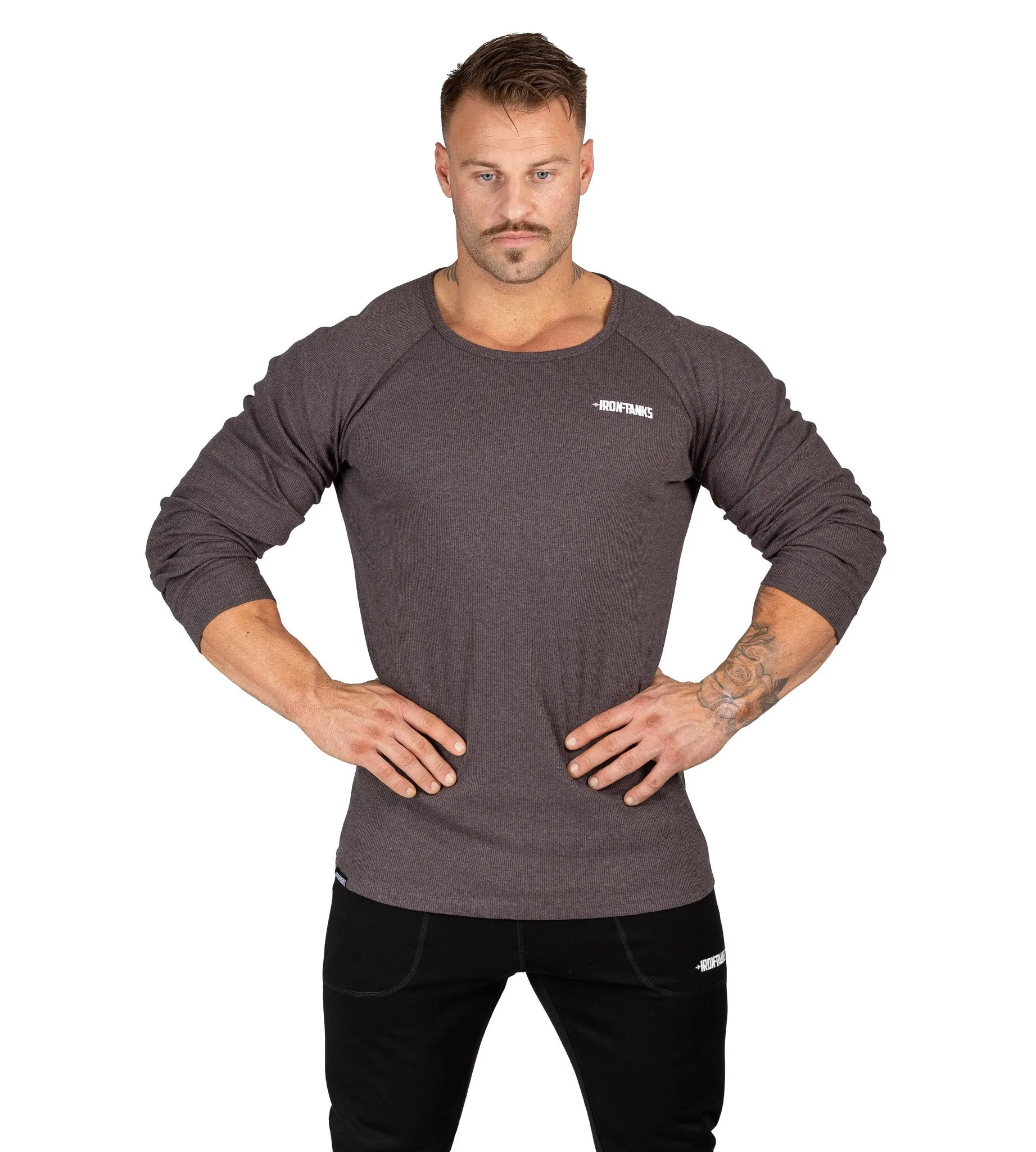 Hulk Long Sleeve Top II - Charcoal Grey