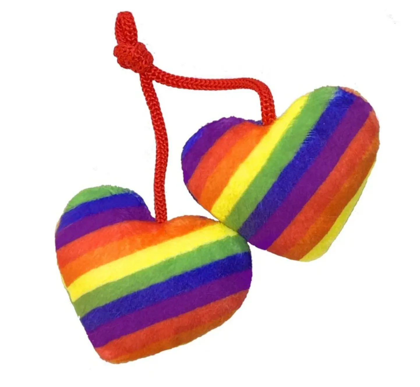 Huxley & Kent Organic Catnip Pride Heart Toy