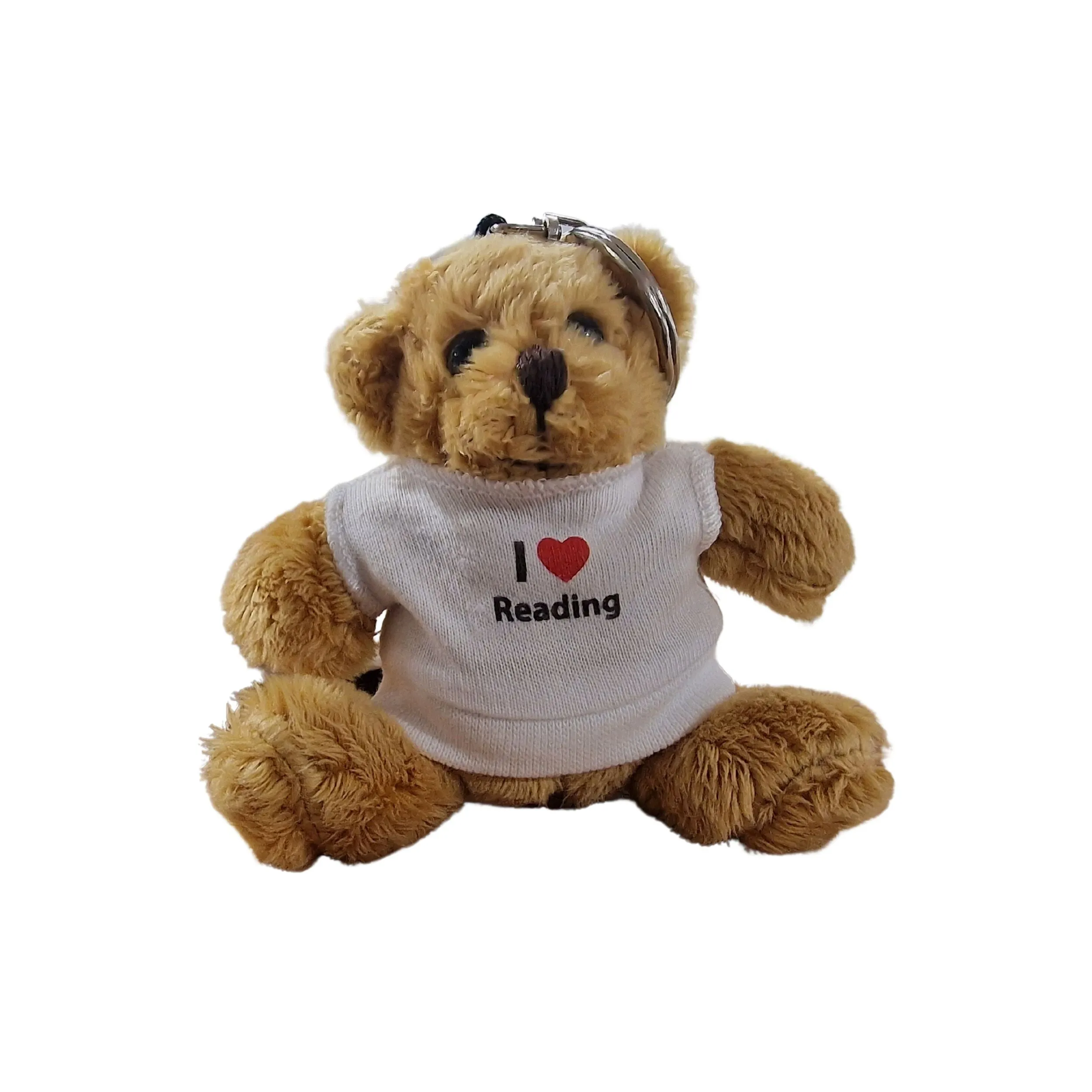 'I Love Reading' Teddy Bear Keyring