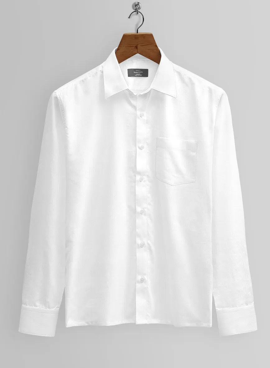 Italian Lombardo White Stripe Shirt