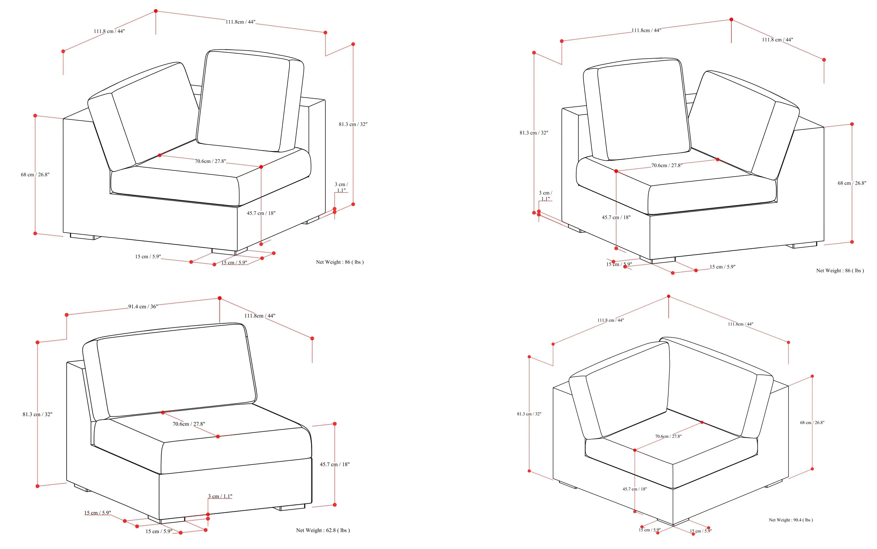 Jasmine Corner Sectional