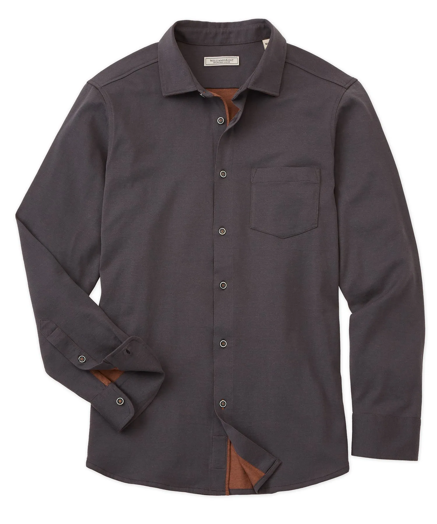 Jersey Cotton Hybrid Long Sleeve Sport Shirt