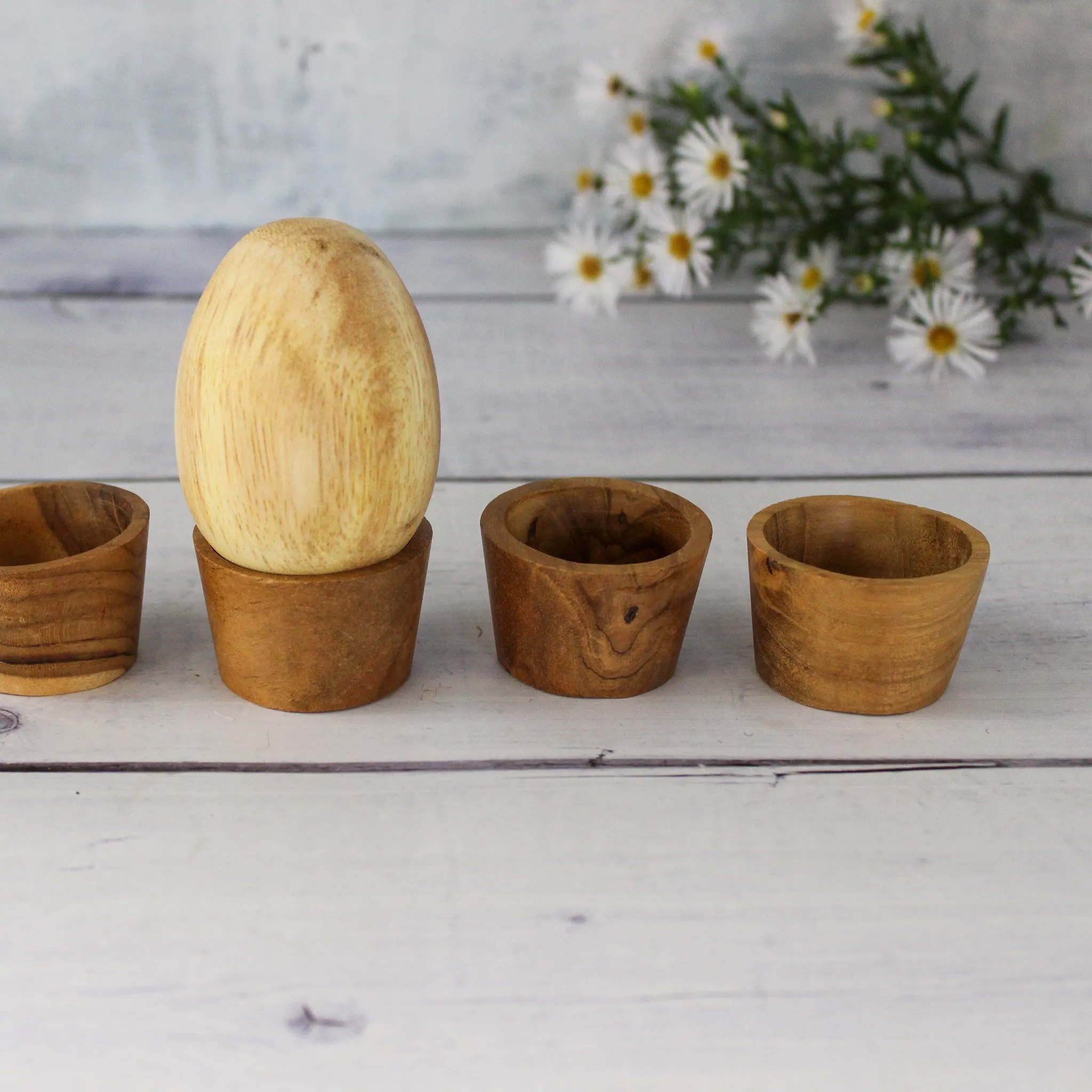 Little Wooden Cups, Dishes & Spoons