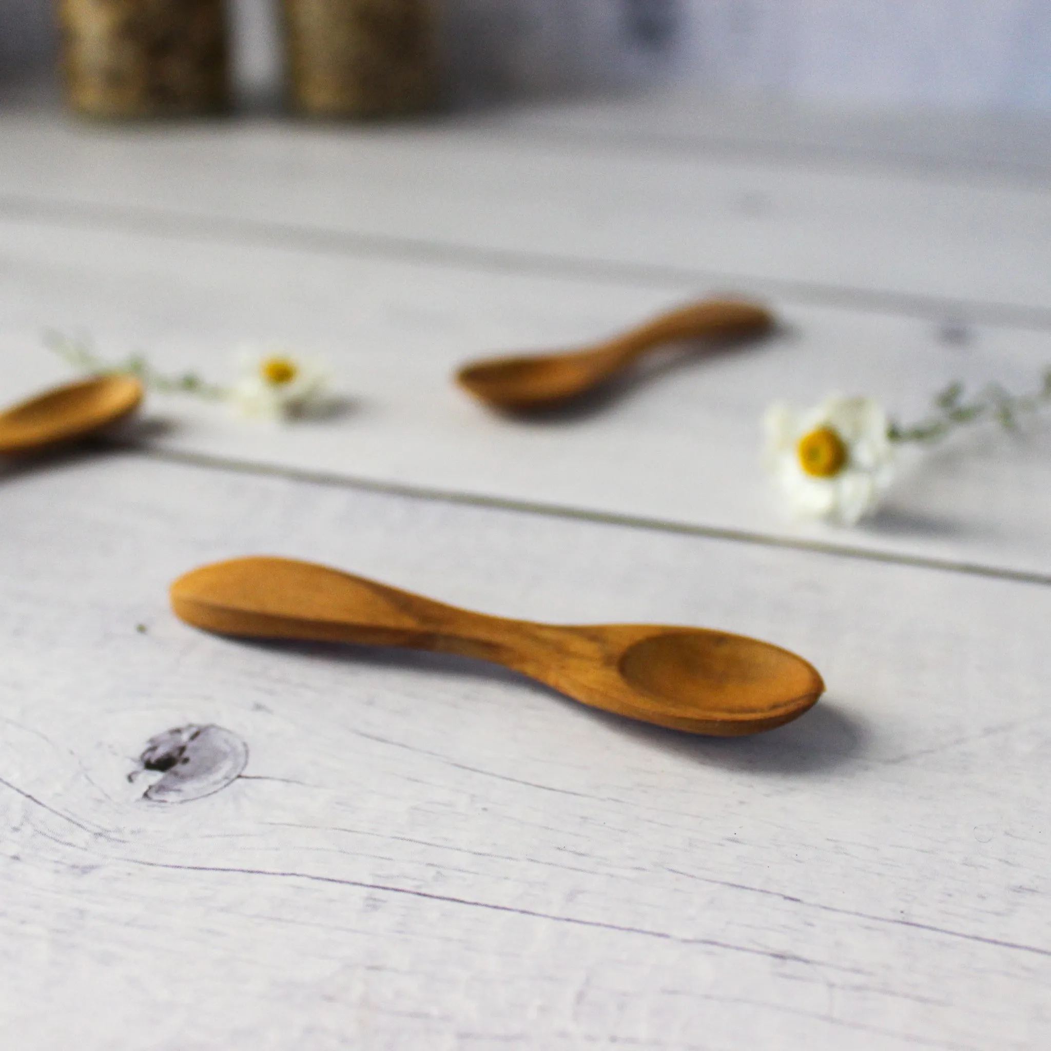 Little Wooden Cups, Dishes & Spoons