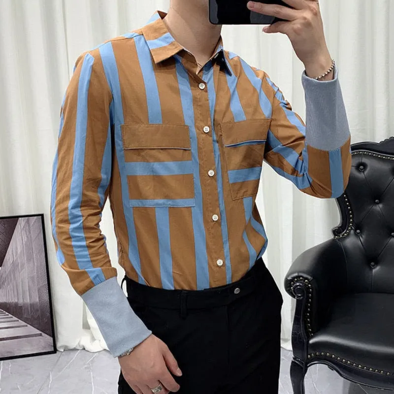 Maze Geometric Style Long-Sleeved Shirts