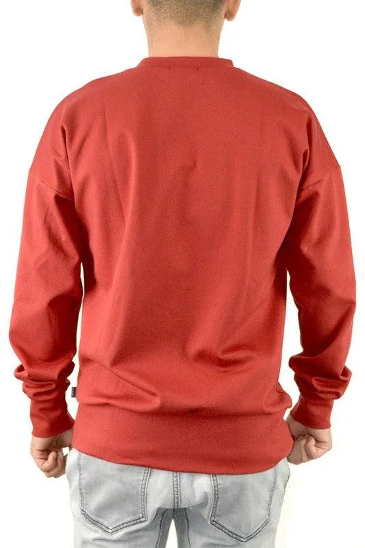 Mens Casual Long Sleeve Pullover Sweatshirts