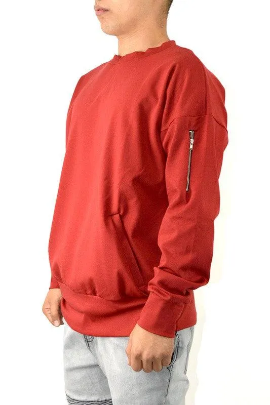 Mens Casual Long Sleeve Pullover Sweatshirts