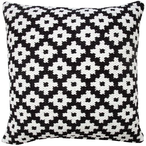 Modern Motif 07758BKT Black/White Pillow