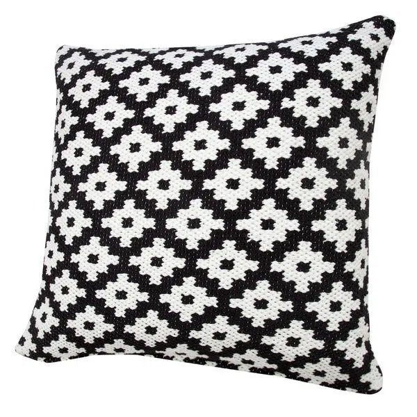 Modern Motif 07758BKT Black/White Pillow