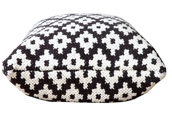 Modern Motif 07758BKT Black/White Pillow