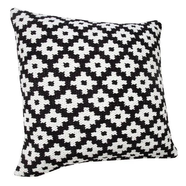 Modern Motif 07758BKT Black/White Pillow