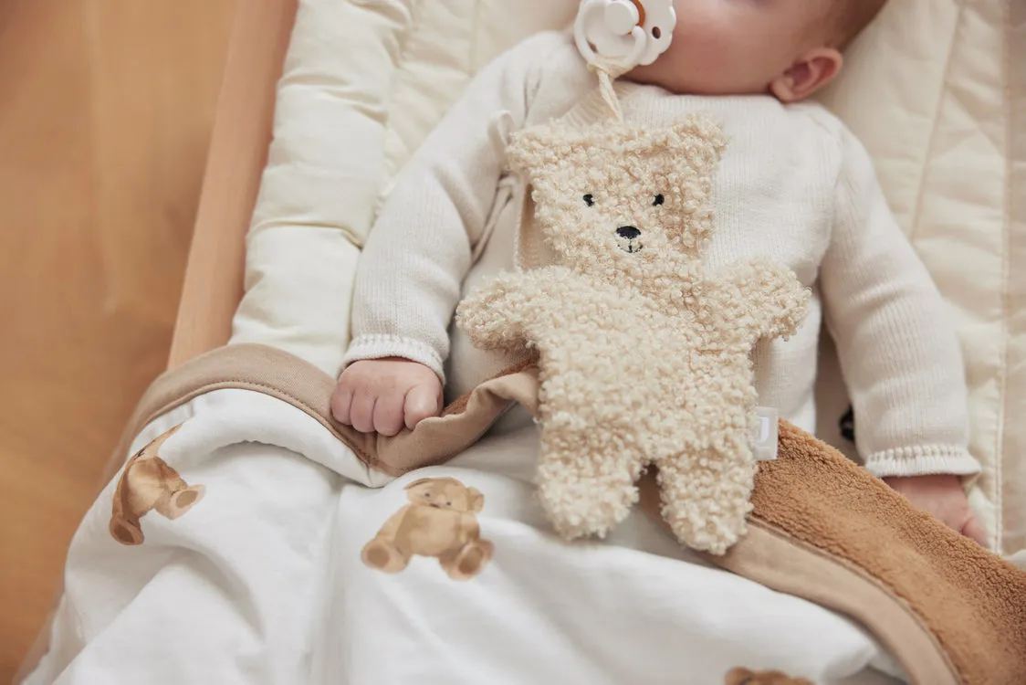 Pacifier Cloth Teddy Bear Natural