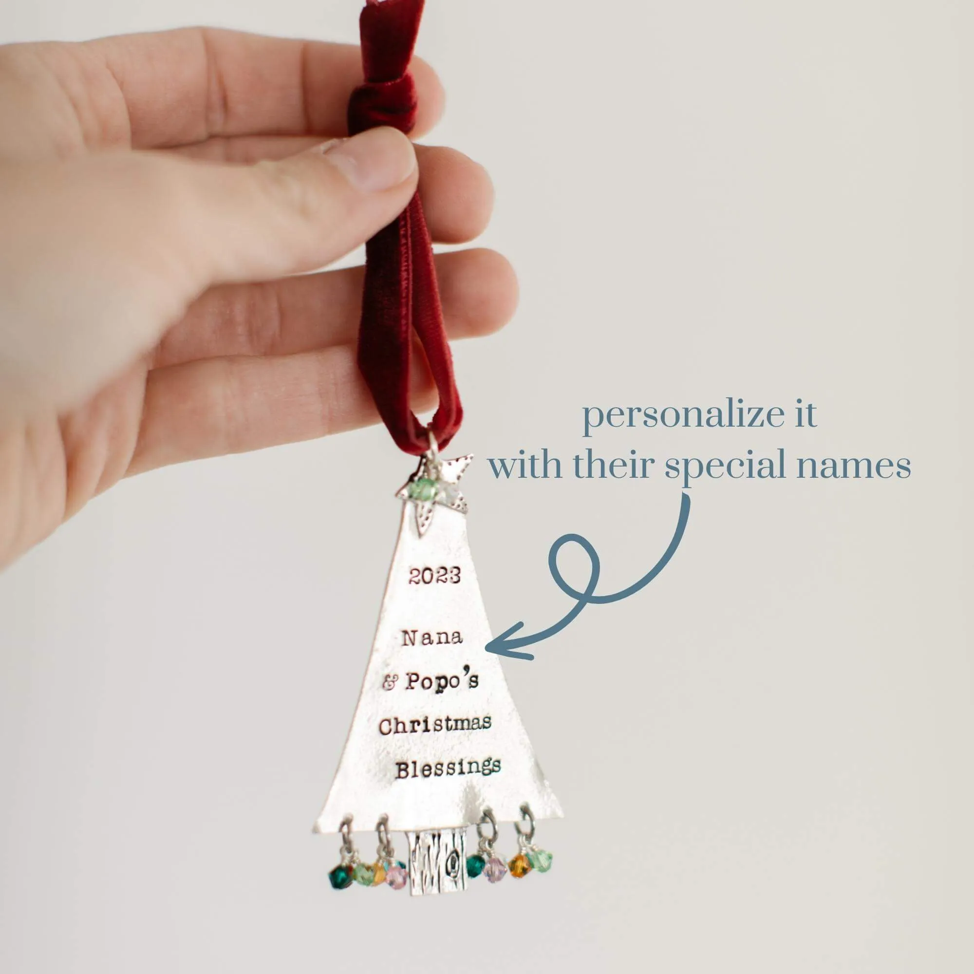 Personalized Christmas Tree Ornament - Grandparents